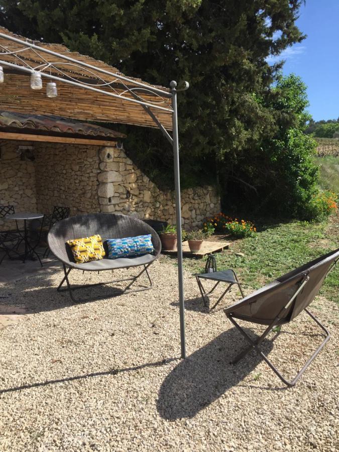 Cabanon De Charme En Plein Coeur Des Vignes Villa Pertuis Exterior foto